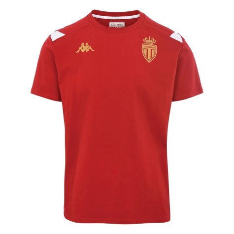 2022-2023 Monaco Cotton T-Shirt (Red) (Your Name)