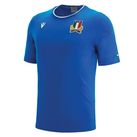 2022-2023 Italy Player Travel T-Shirt (Blue) (Your Name)