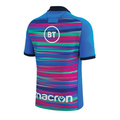 2022-2023 Scotland Rugby Training Jersey (Blue) (Your Name)