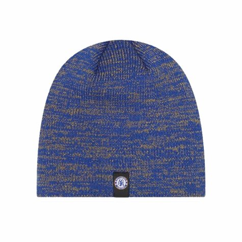 2022-2023 Chelsea Lion Crest MARL SKULL BEANIE Navy