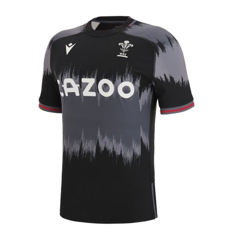 2022-2023 Wales Rugby Training Jersey (Black) (Your Name)