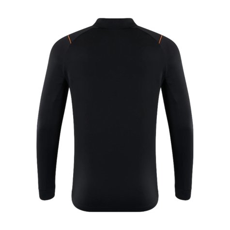 2022-2023 Rangers Matchday Half Zip Top (Black-Orange)