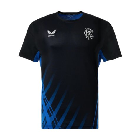 2022-2023 Rangers Training Tee (Black) (Your Name)