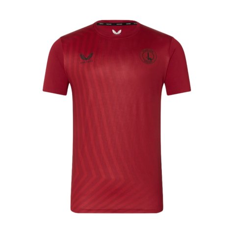 2022-2023 Charlton Training Shirt (Red) (Your Name)