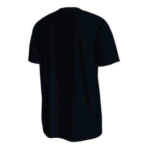 2022-2023 Chelsea Crest Tee (Black) (AUBAMEYANG 9)