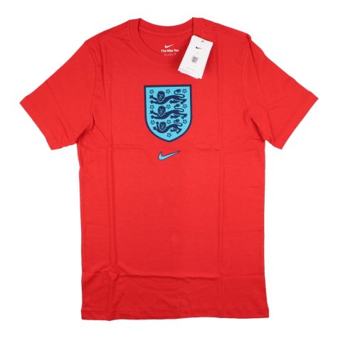 2022-2023 England World Cup Crest Tee (Red) (Grealish 7)