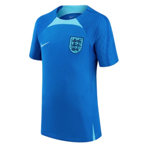 2022-2023 England Strike Dri-FIT Training Shirt (Blue) (Bellingham 22)