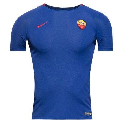 2017-2018 Roma Training Shirt (Deep Royal Blue) - Kids (Your Name)