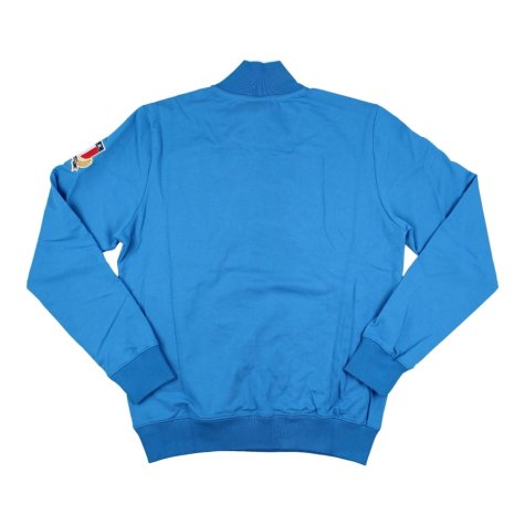 2022-2023 Italy Rugby Full Zip Cotton Jacket (Blue)