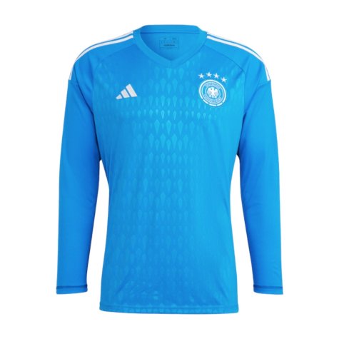 2022-2023 Germany Home Goalkeeper Shirt (Blue) (Ter Stegen 22)