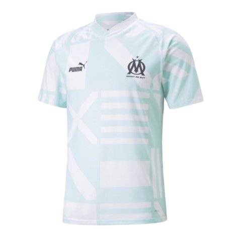 2022-2023 Marseille Pre-Match Jersey (Blue) (BAKAMBU 13)