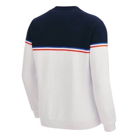 Macron RWC 2023 Cotton Roundneck Rugby Sweatshirt (Navy-White)