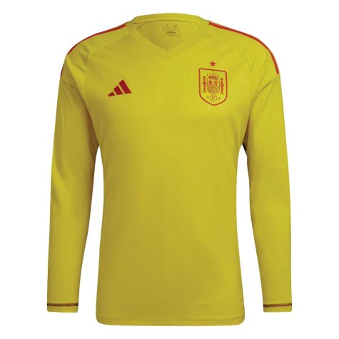 2022-2023 Spain Home Goalkeeper Shirt (Yellow) (Sanchez 1)