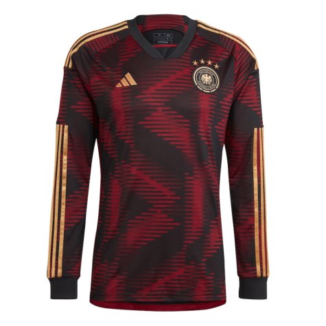 2022-2023 Germany Long Sleeve Away Shirt (Your Name)