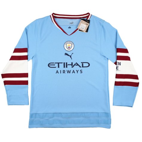 2022-2023 Man City Oversize Winter Jersey (Cancelo 7)