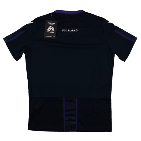 2019-2020 Scotland Poly Dry Gym T-Shirt (Navy) - Kids (Your Name)