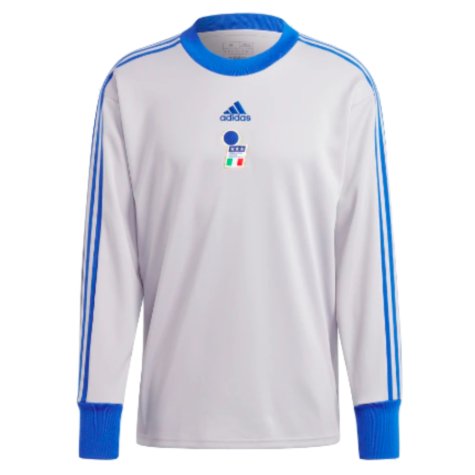 2023-2024 Italy Goalkeeper Icon Jersey (Grey) (Meret 22)