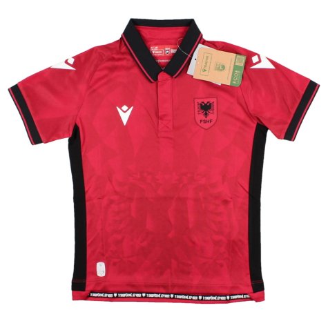 2023-2024 Albania Home Authentic Shirt (Kids) (Broja 11)