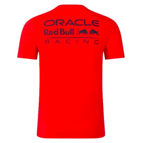 2023 Red Bull Racing Unisex Core Logo T Shirt (Flame Scarlet)