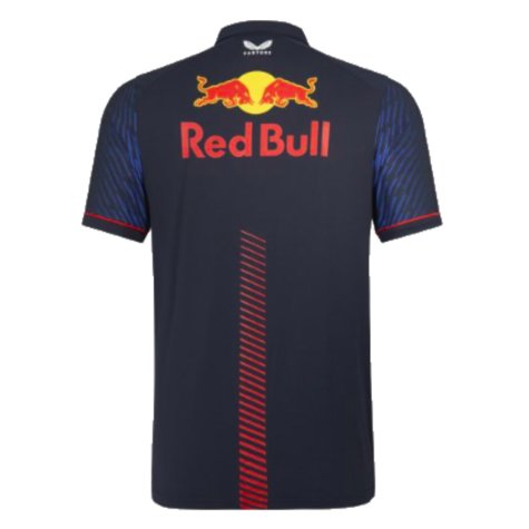 2023 Red Bull Racing Sergio Perez Mens Polo Shirt (Navy)