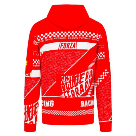 2023 Ferrari Graphic Hoody (Red)