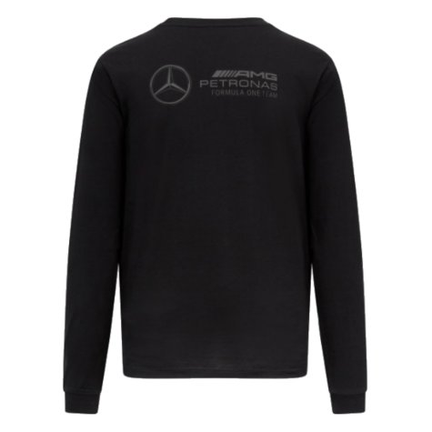 2023 Mercedes Mens Classic Longsleeve Tee (Black)