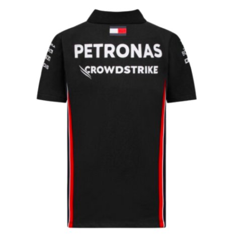 2023 Mercedes-AMG Petronas Team Polo Shirt (Black) - Kids