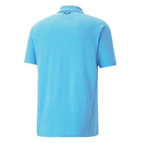 2022-2023 Man City Casuals Polo (Light Blue)