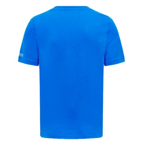 2023 Mercedes George Russell Logo Tee (Blue)