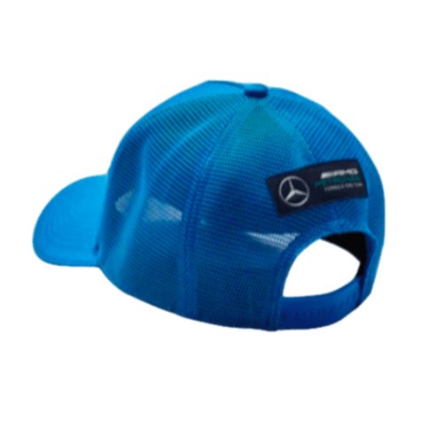 2023 Mercedes George Russell Trucker Cap (Blue)