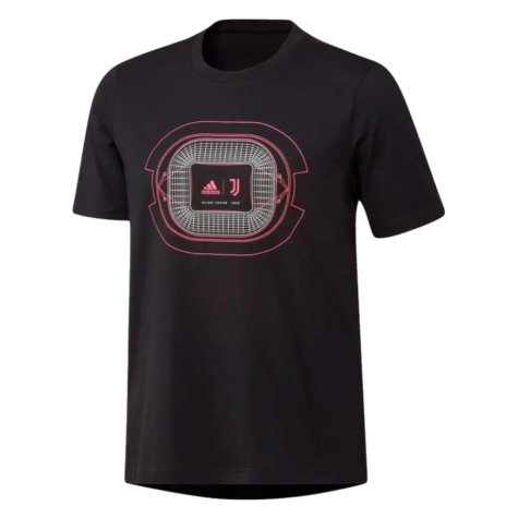 2023-2024 Juventus Graphic T-Shirt (Black) (Alcaraz 26)