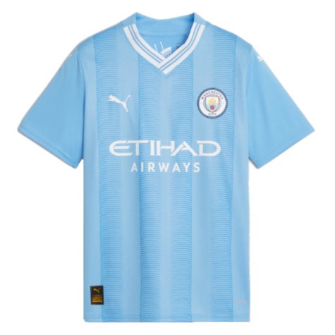 2023-2024 Man City Home Shirt (Kids) (STONES 5)