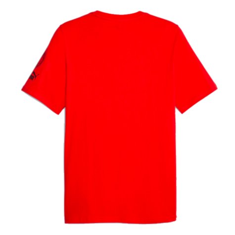 2023-2024 AC Milan FtblCore Graphic Tee (Red) (Baresi 6)