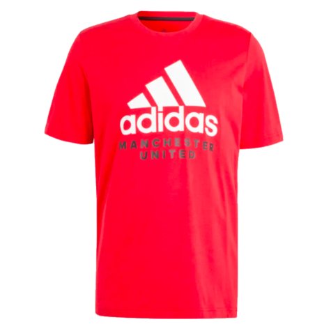 2023-2024 Man Utd DNA Graphic Tee (Red) (Your Name)