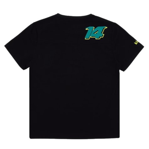 2023 Aston Martin Lifestyle Alonso T-Shirt (Black)