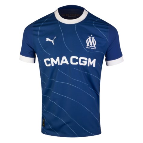 2023-2024 Marseille Authentic Away Shirt (Bakambu 13)