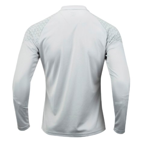 2023-2024 AC Milan Training Half Zip Top (Grey)