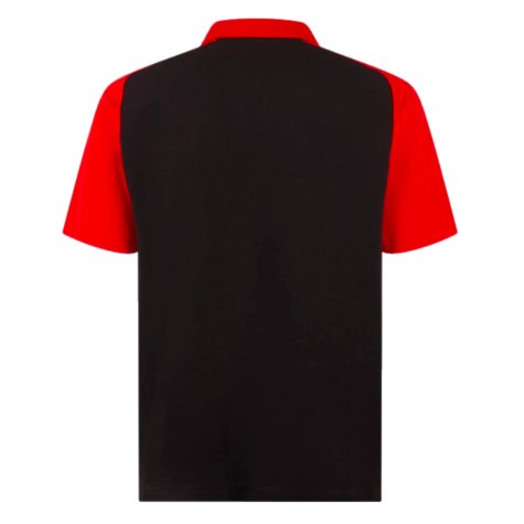 2023-2024 AC Milan Casuals Polo Shirt (Black)