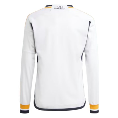 2023-2024 Real Madrid Long Sleeve Home Shirt (Kids) (Di Stefano 9)