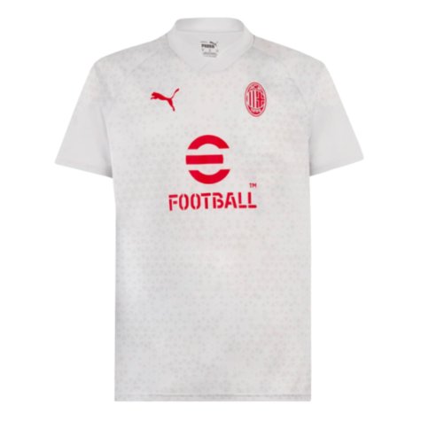 2023-2024 AC Milan Training Jersey (Grey) (Weah 9)