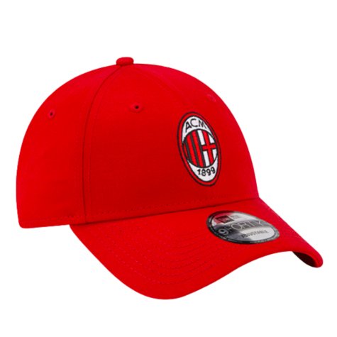 2023-2024 AC Milan Core 9Forty Adjustable Cap (Red)