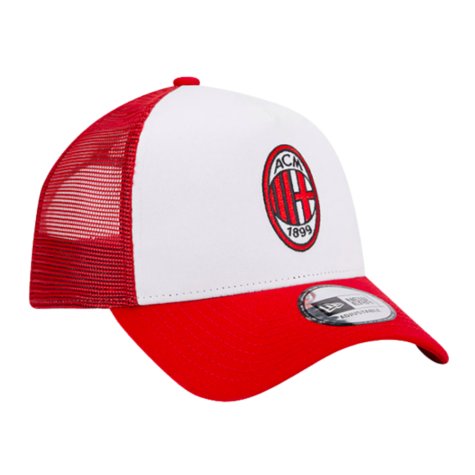 2023-2024 AC Milan White A-Frame Trucker Cap