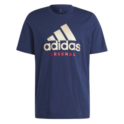 2023-2024 Arsenal DNA Graphic Tee (Navy) (J Timber 12)