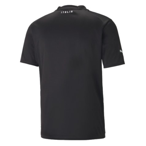 2022-2023 Italy Goalkeeper Shirt (Black) (Your Name)