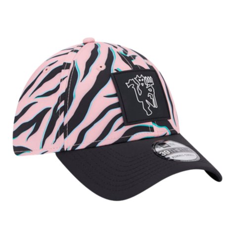 2023-2024 Manchester United All Over Zebra Print 39THIRTY Cap