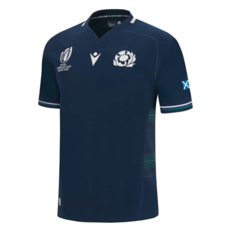 Scotland RWC 2023 Home Replica Rugby Shirt (Your Name)