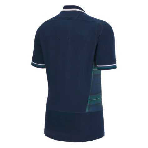 Scotland RWC 2023 Bodyfit Home Rugby Shirt (Your Name)