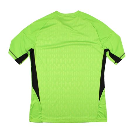 2023-2024 Real Madrid Home Goalkeeper Shirt (Solar Green) - Kids (Your Name)