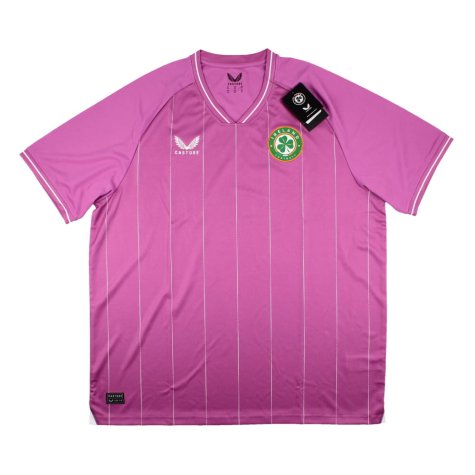 2023-2024 Republic of Ireland Home Goalkeeper Shirt (Pink) (Travers 23)