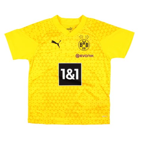 2023-2024 Borussia Dortmund Training Jersey (Yellow) - Kids (Sabitzer 20)